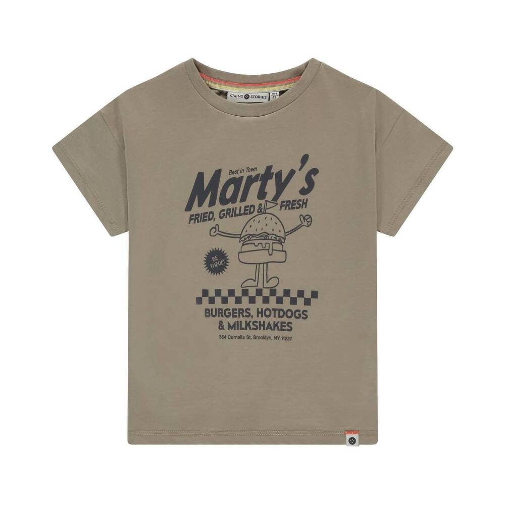 NEW BABYFACE kid's marty's short sleeve t-shirt in sand